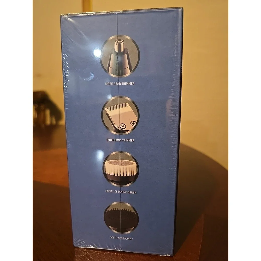 7D Head Shaver For Bald Men SHPAVVER 5 In 1 Grooming Kit New in Box‎